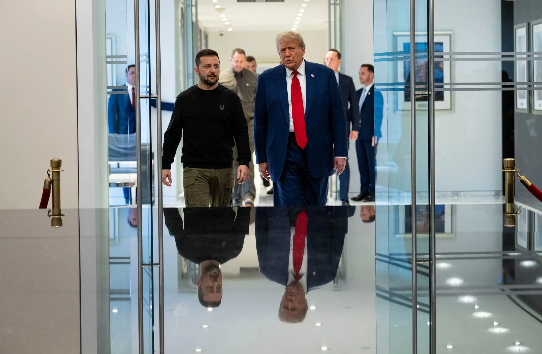 Трамп зустрівся минулого місяця з президентом України Володимиром Зеленським у Trump Tower у Нью-Йорку.